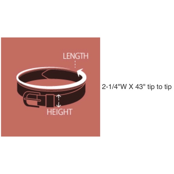 Burgundy Stylish Pearl Accented Buckle Belt - Picture 2 of 2